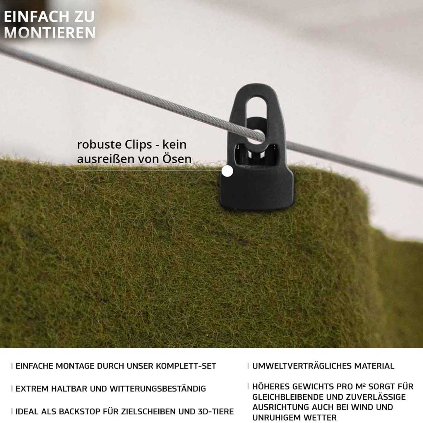 101174 Dura Backstop Mat Arrow Safe Green nature
