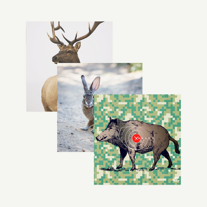 100083 Animal Target Face