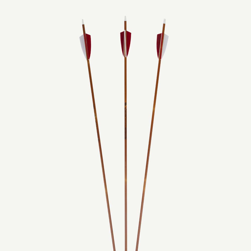 Penthalon Carbonpfeile 40818 Slim Line Bamboo Naturfedern